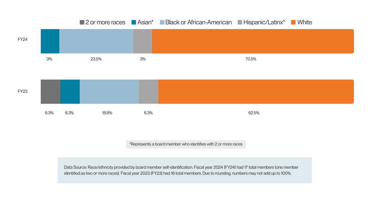 Board Representation by Race/Ethnicity