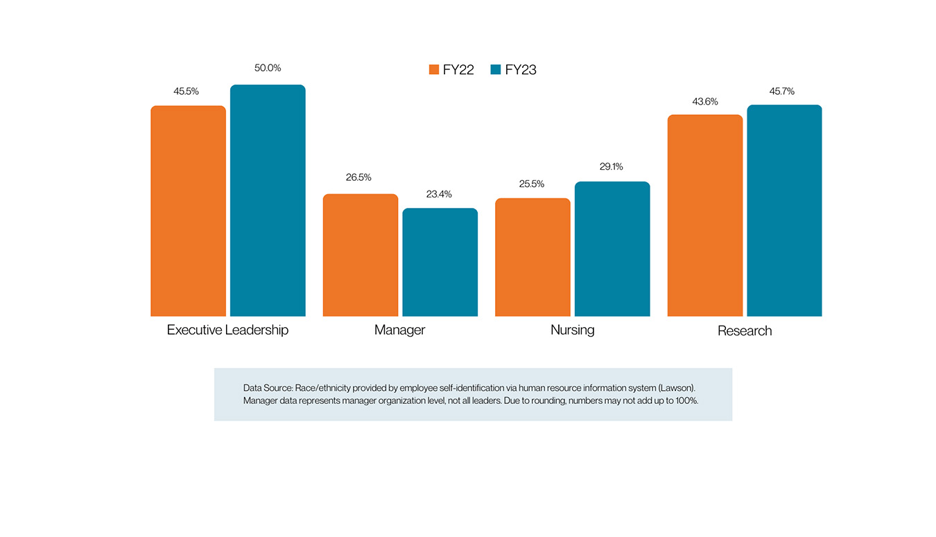 Increase in Racial/Ethnic Diversity in Employee Groups