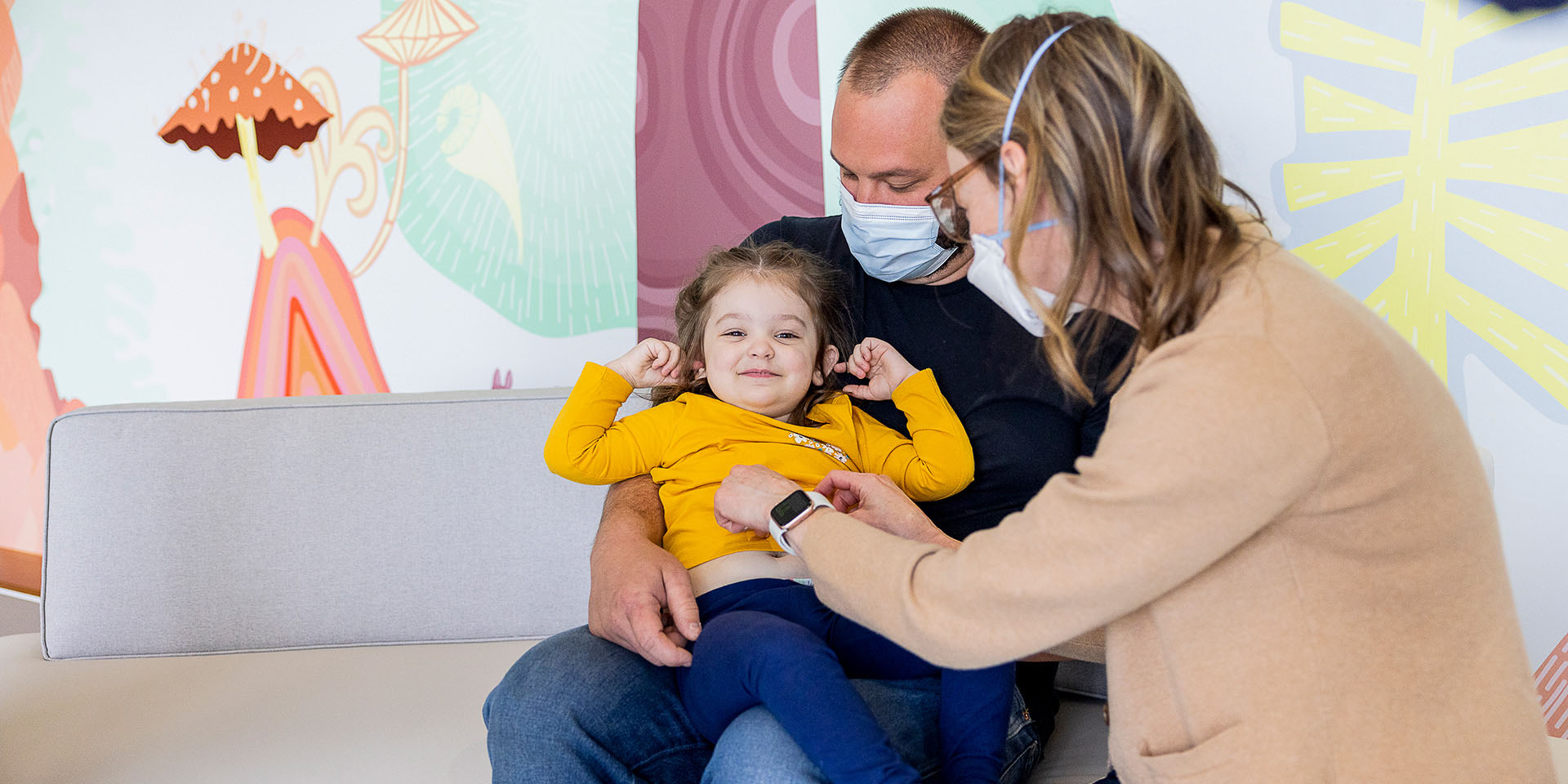 A child is examined at Seattle Children's