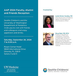 A screenshot of an invitation to AAP 2024 Faculty, Alumni and Friends Reception