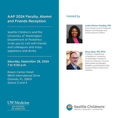 A screenshot of an invitation to AAP 2024 Faculty, Alumni and Friends Reception