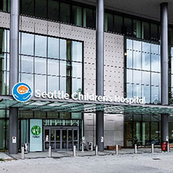 Outside view of Seattle Children's hospital