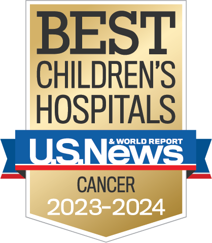 US News and World Report Best Children's Hospitals Badge 2023-2024