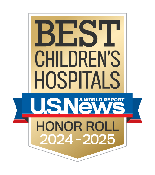 US News and World Report Best Children's Hospitals Badge