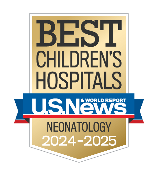 U.S. News and World Report Best Children’s Hospitals Badge, ranked in ten specialties, 2023 to 2024