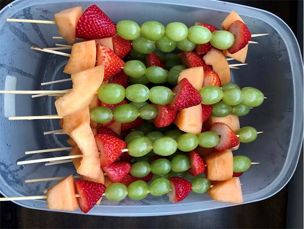 Fruit skewers